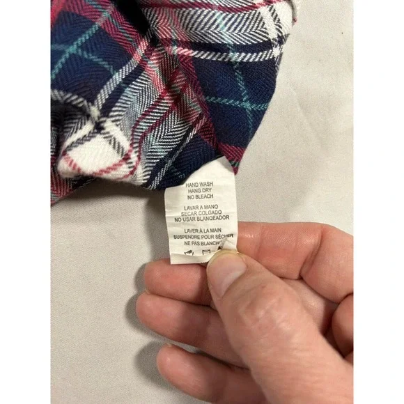 Rails Women’s Red Blue Plaid Slouch Style Button Shirt Size Small - Picture 5 of 8